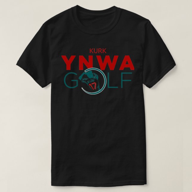 YNWA Golf Kurk T-Shirt (Design Front)