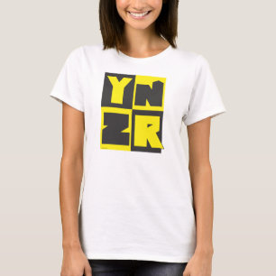 YNZR series black and yellow design T-Shirt