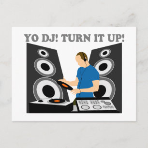 Yo DJ, Turn It Up Postcard