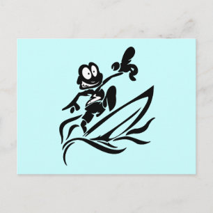 Yo Dude Surfing T shirts and Gifts Postcard