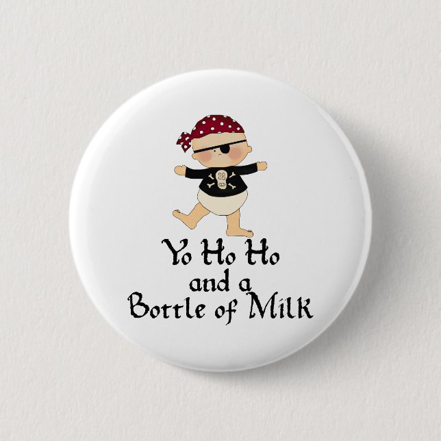 Yo Ho Ho 2 Inch Round Button (Front)
