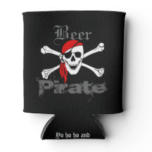 Yo Ho Ho and a Bottle of Rum! Funny Beer Pirate