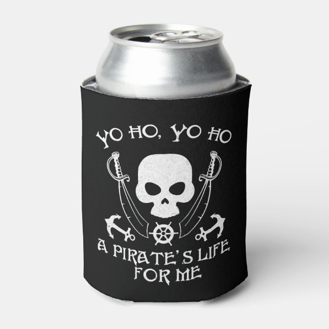 Yo Ho Yo Ho A Pirate's Life For Me Can Cooler (Can Front)