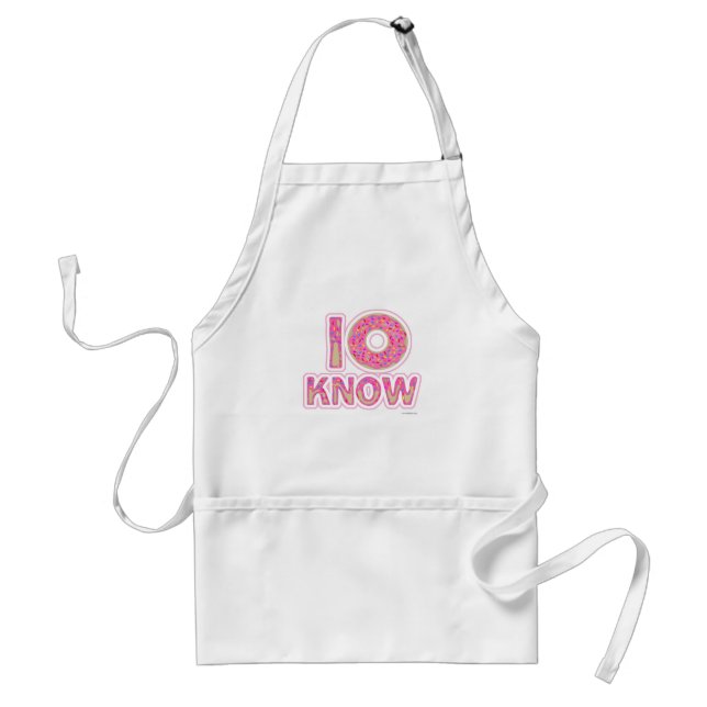 Yo I Doughnut Know Standard Apron (Front)