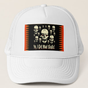Yo I Got Mad Skulls Gfx BG-01 Trucker Hat