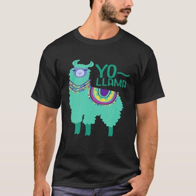Yo Llama classic Llama design for women who love l T-Shirt (Front)
