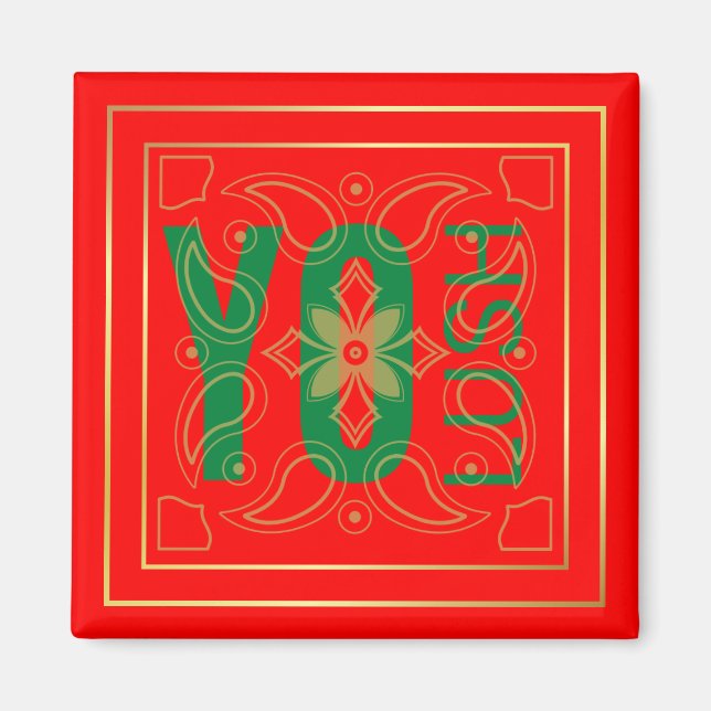 YO LUSH logo fan  Magnet (Front)