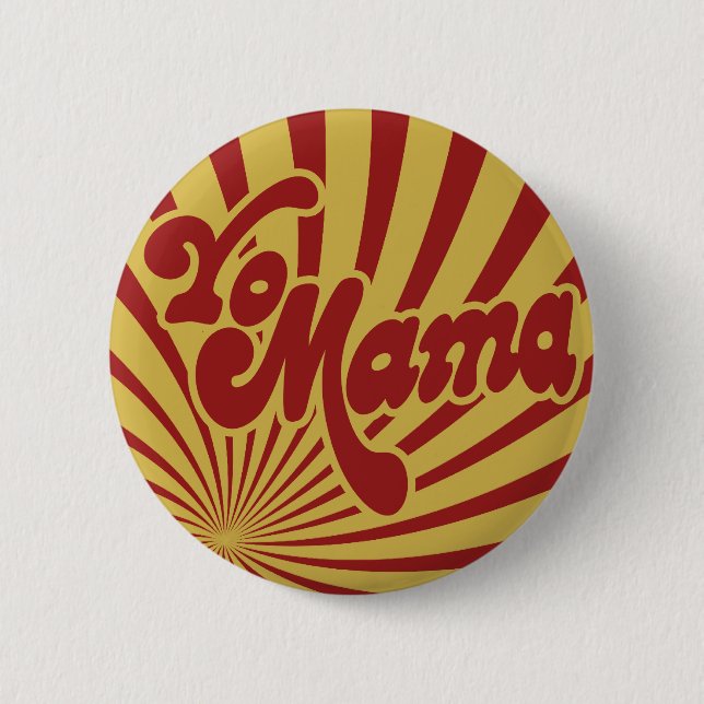 Yo Mama 2 Inch Round Button (Front)
