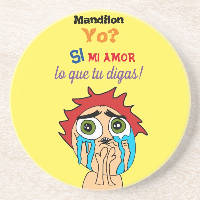 yo mandilon? coaster (Front)