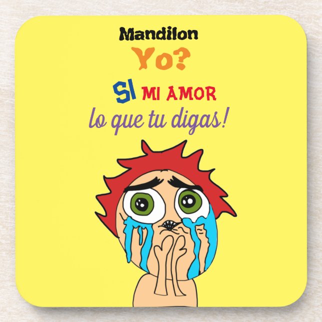 yo mandilon? coaster (Front)
