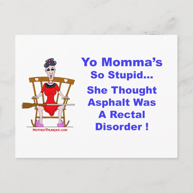 Yo Momma 10 Postcard (Front)