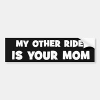 Yo Momma Bumper Sticker