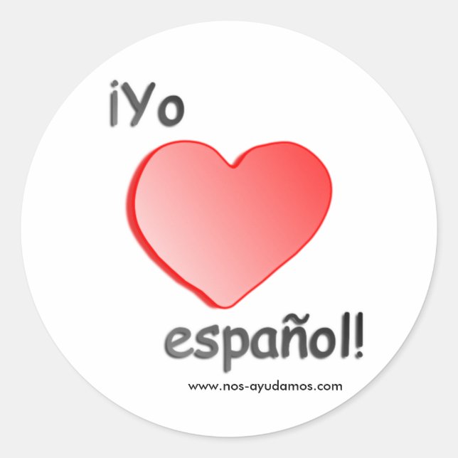 Yo quiero español Stickers (Front)