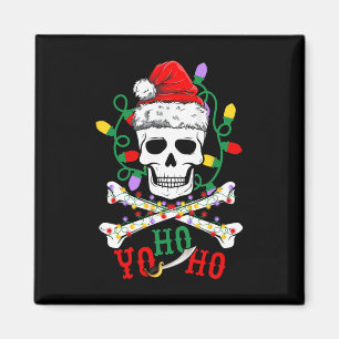 Yo S Ho Pirate Boat Cruise Xmas Skull Crossbones C Magnet