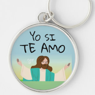 YO SI TE AMO , JESUS KEYCHAIN