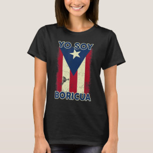 Yo Soy Boricua  I'm Puerto Rican Puerto Rico Flag T-Shirt