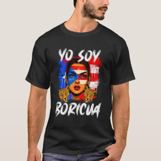 Yo Soy Boricua Puerto Rican Flag Puerto Rico Girls T-Shirt