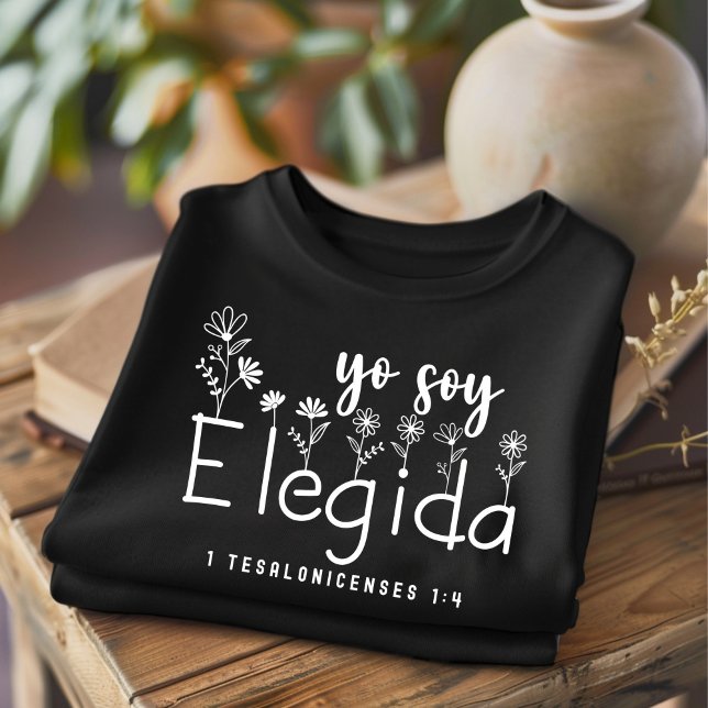 Yo Soy Elegida Chrétien T-shirt Espagnol (Créateur téléchargé)