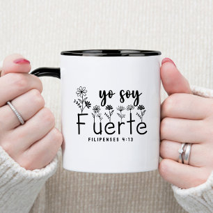 Yo Soy Fuerte Espagnol Coffee Mug