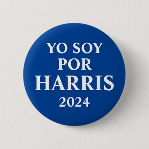Yo Soy Por Harris 2 Inch Round Button