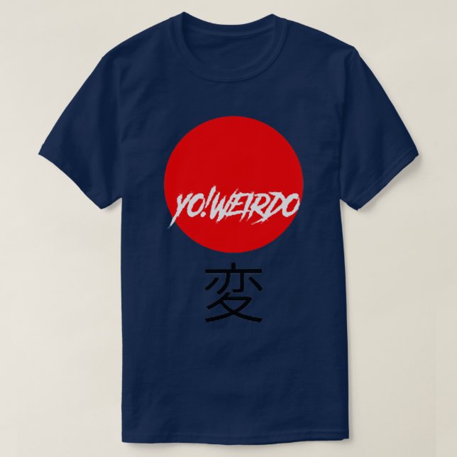 Yo! Weirdo Red Flavour Premium  T-Shirt (Design Front)