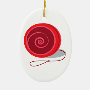 Yo-Yo Ceramic Ornament