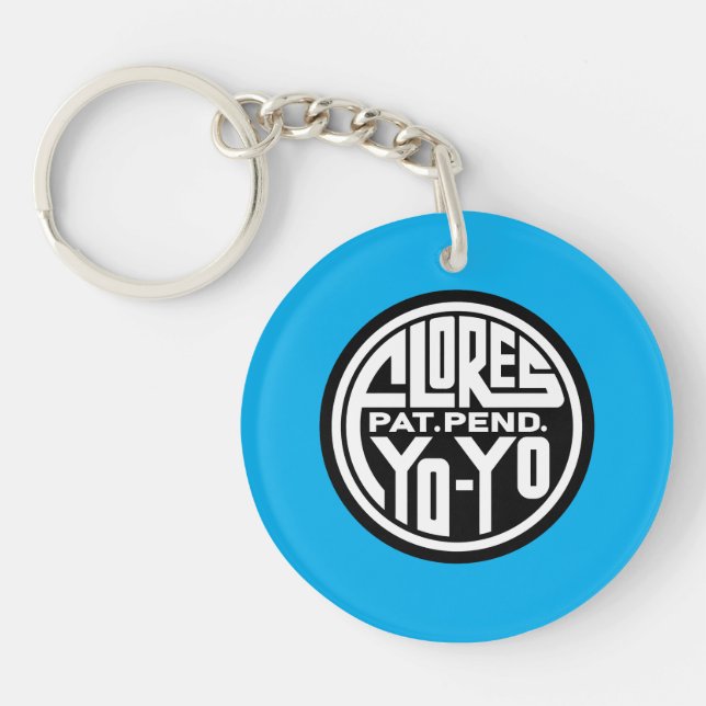Yo-Yo Logo Art Keychain (Front)