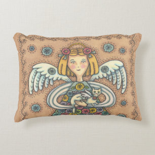 Yo Yo Quilt Angel ACCENT PILLOW