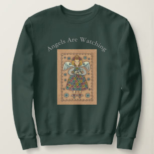 Yo Yo Quilt GUARDIAN ANGEL ET CAT SWEATSHIRT