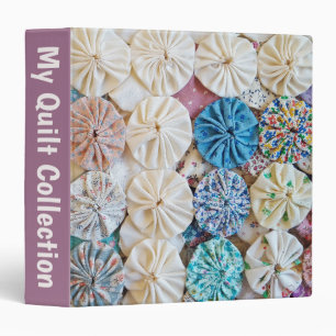 Yo-Yo Quilt Pattern Binder