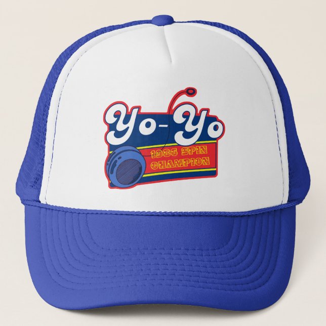 Yo-Yo Spin Champion Trucker Hat (Front)