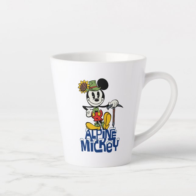 Yodelberg Mickey | Alpine Mickey Latte Mug (Right)