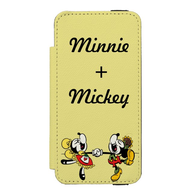 Yodelberg Mickey | Holding Hands Incipio iPhone Wallet Case (Folio Front)