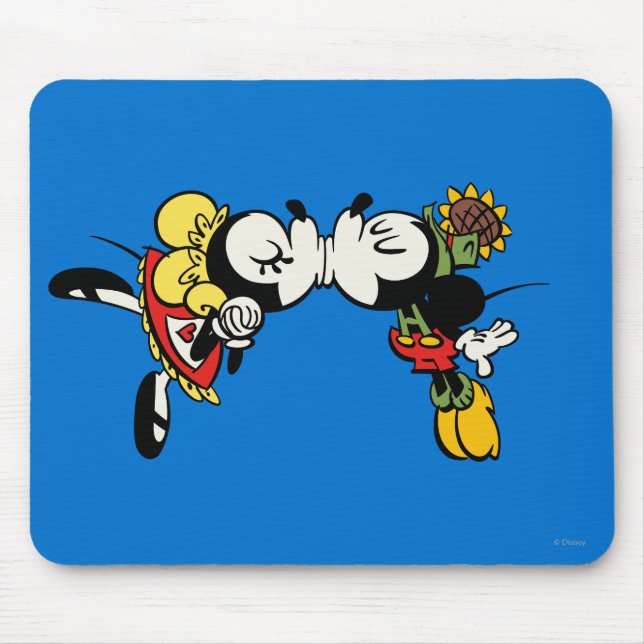 Yodelberg Mickey | Kissing Mouse Pad (Front)