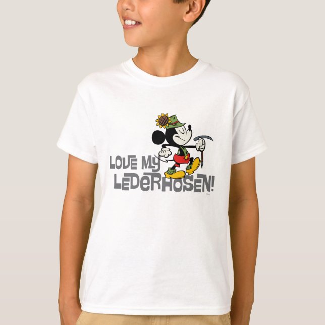 Yodelberg Mickey | Lederhosen T-Shirt (Front)