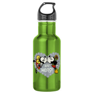 Yodelberg Mickey   Minnie and Mickey Kiss 532 Ml Water Bottle