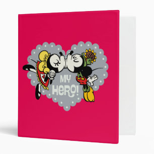 Yodelberg Mickey Minnie and Mickey Kiss Binder