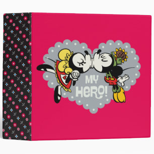 Yodelberg Mickey Minnie and Mickey Kiss Binder