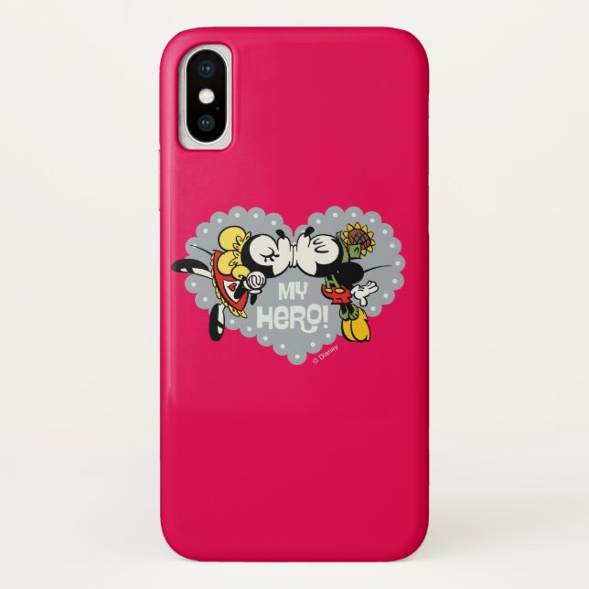 Yodelberg Mickey | Minnie and Mickey Kiss Case-Mate iPhone Case (Back)