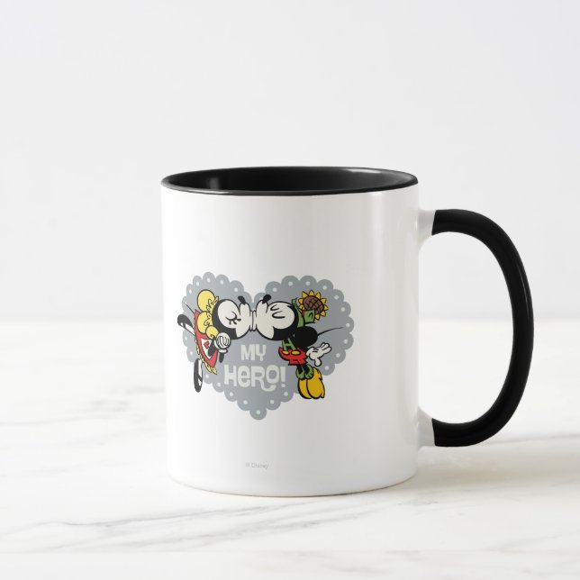 Yodelberg Mickey | Minnie and Mickey Kiss Mug (Right)