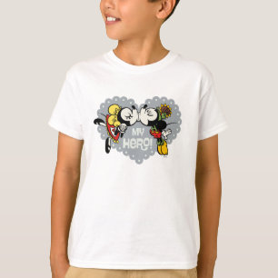 Yodelberg Mickey   Minnie and Mickey Kiss T-Shirt