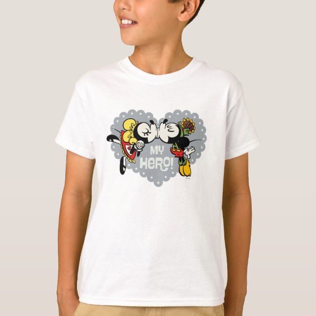 Yodelberg Mickey | Minnie and Mickey Kiss T-Shirt (Front)