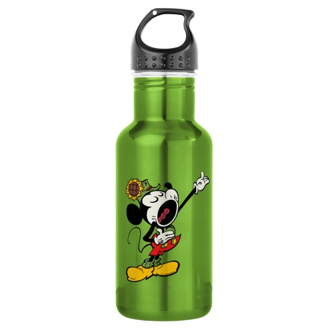 Yodelberg Mickey | Singing with Arm Up 532 Ml Water Bottle (Front)