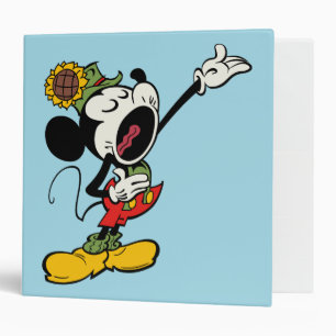 Yodelberg Mickey Singing with Arm Up Binder