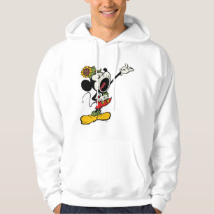 Yodelberg Mickey   Singing with Arm Up Hoodie