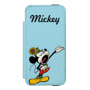 Yodelberg Mickey   Singing with Arm Up Incipio Watson™ iPhone 5 Wallet Case