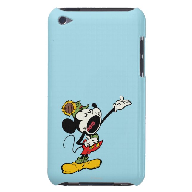 Yodelberg Mickey | Singing with Arm Up iPod Touch Case-Mate Case (Back)