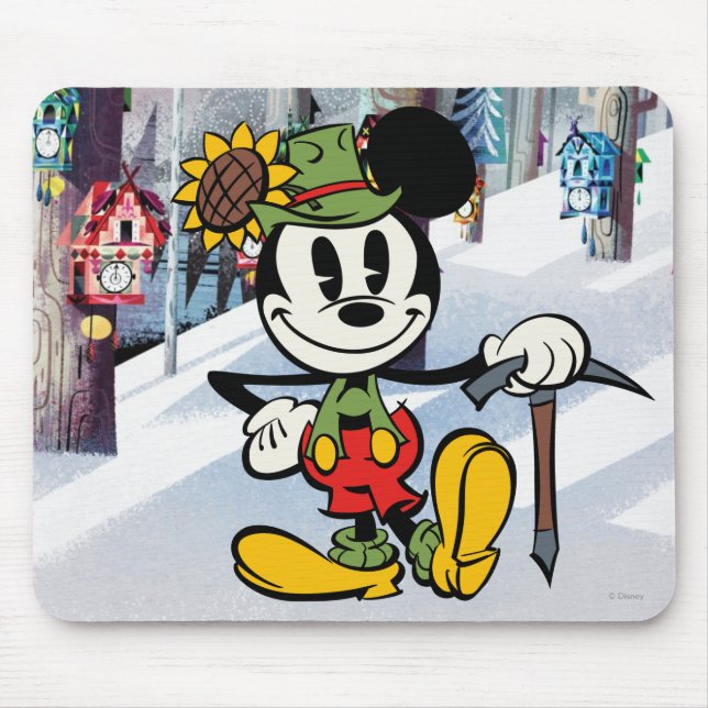 Yodelberg Mickey | Standing Proud Mouse Pad (Front)