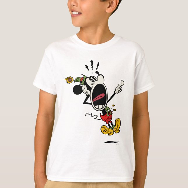 Yodelberg Mickey | Terrified T-Shirt (Front)