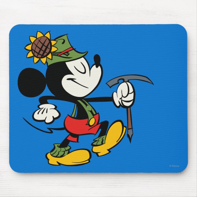 Yodelberg Mickey | Walking Happy Mouse Pad (Front)